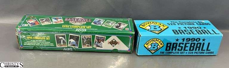 2 Sealed 1990 Baseball Card Sets - Bowman and The Collectors Choice image