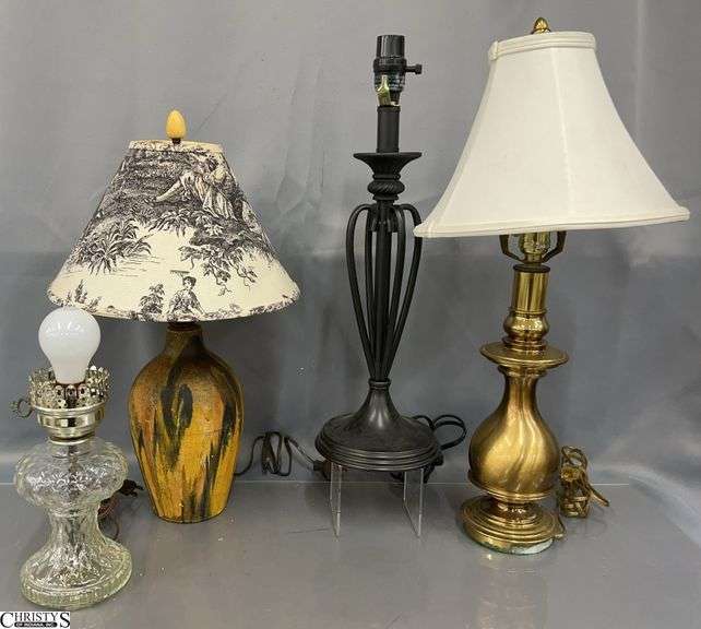 4 Small Table Tables - 24" of tallest - some wear image