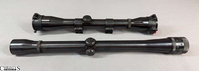 2 Weaver Scopes- Weaver K10 60-B and Weaver M1"-4X image