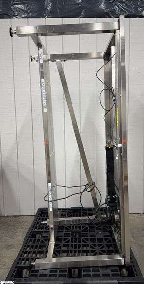 Stainless Commercial Hydraulic Shipping Table Measures 72"W 30"D 30"T image