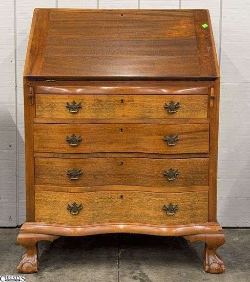 Drop Front Secretary 4 Drawers 33x19x42 image