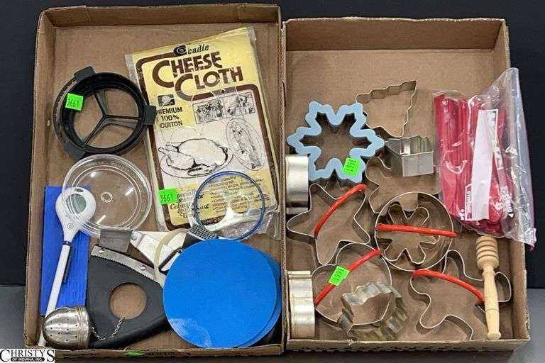 Cookie Cutters, Garlic Press, Cheese Cloth, Thermo Pop Up, Tea Diffuser image