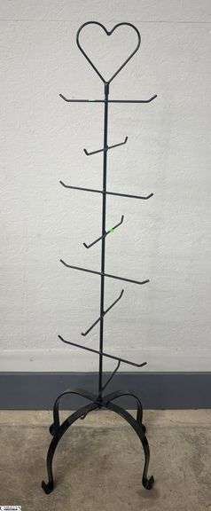 Wrought Metal Basket Stand - 55" T image