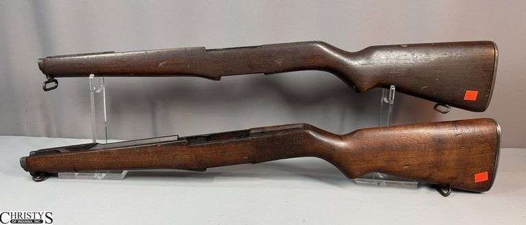 2 Wooden Gun Stocks Approx. 29 1/2" Total Length image