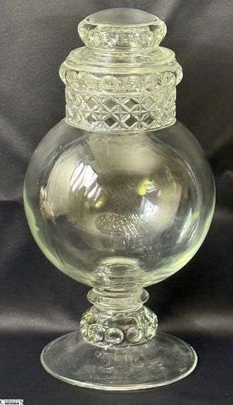 Tiffin "Dakota" Snowglobe Apothecary Jar - 15" image