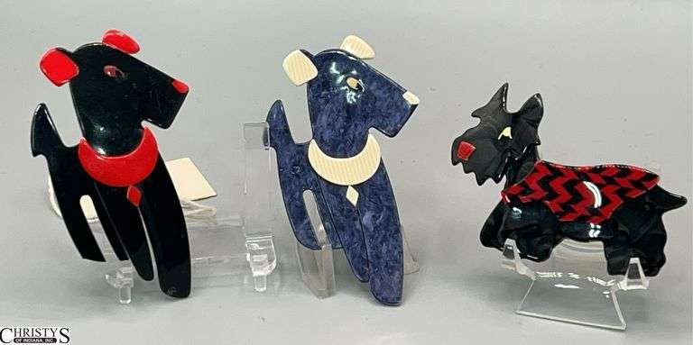 3 Leah Stein Paris Terrier Pins 3" image