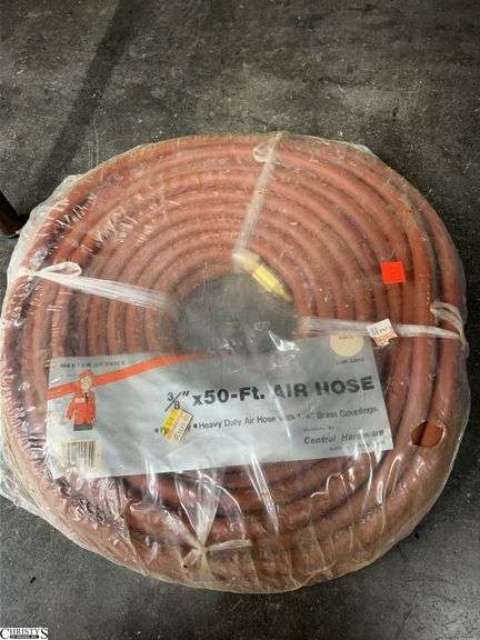 3/8" 50ft Air Hose, Werner Aluminum Standing Platform, 10" Tile Cutter, Trowel Tools image