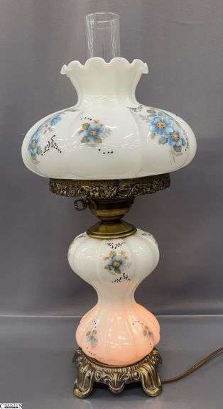 Floral Accent Parlor Lamp - 22" T image