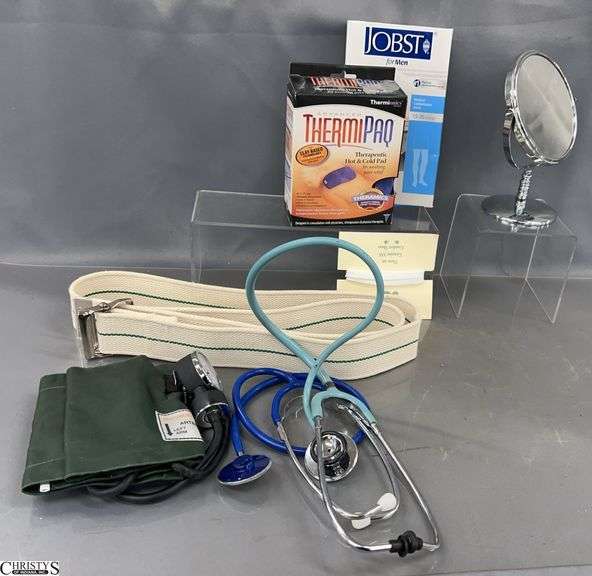Home Health Items - Stethoscopes, Small Mirror, Hot & Cold Pack, Misc image