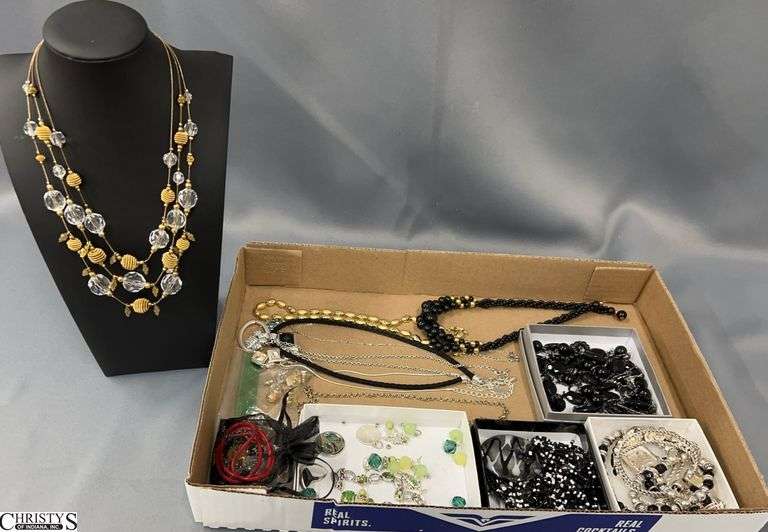 Assorted Ladies Costume Jewelry - Necklaces, Earrings, Misc image