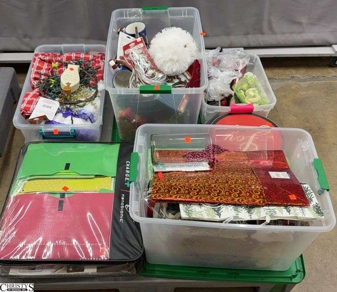 Holiday and Scrapbooking, Some Wear and Needs Cleaning, Zippered Bag With Papers image