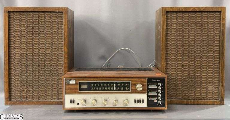 The Fisher 250 Tune o Matic and Pair of Speakers 11x17" image