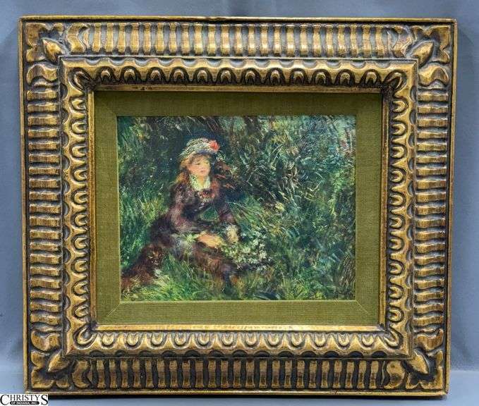 Small Print on Board Framed 17x15" image