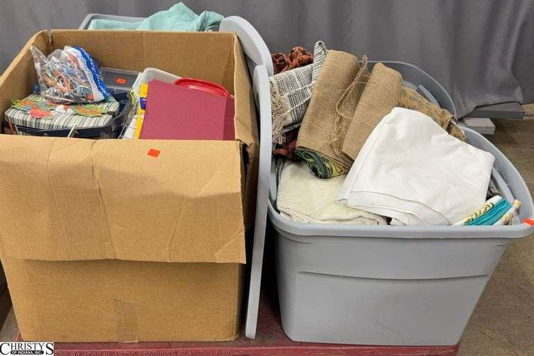 Skid With Craft and Quilting Fabrics, Soft Goods, Bedding, Painting, Rocks, Placemats, SKID NOT INCLUDED image