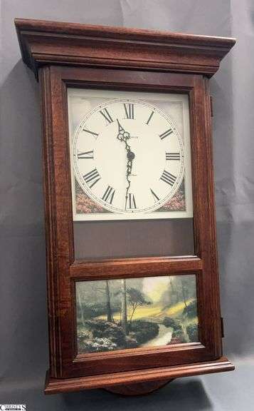 Howard Miller "Afternoon Moments" Thomas Kinkade 645 of 250 - 15" x 5" x 26" Wall Clock image