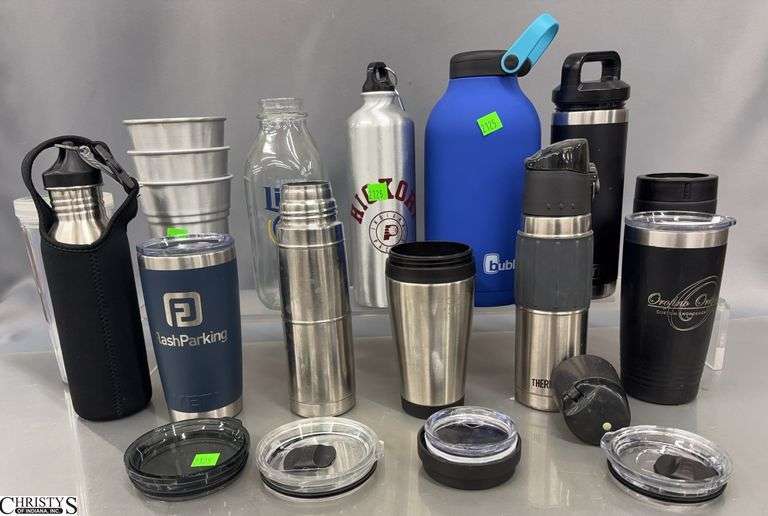 Indy 500 Milk Jar, Yeti, Bubba, and Other Travel Cups and Bottles image