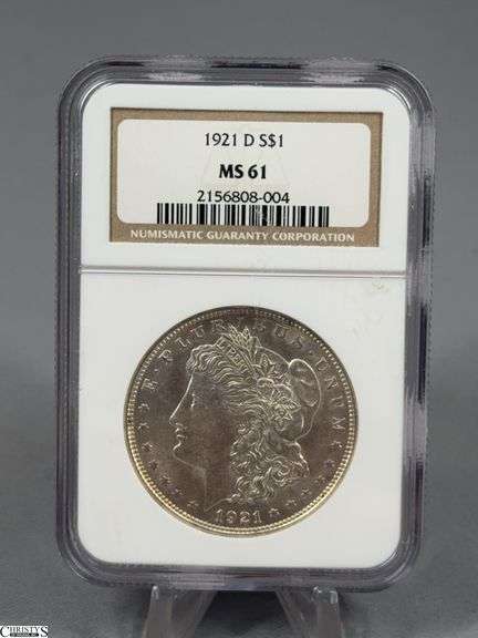 1921-D Morgan Silver Dollar NGC MS61 image