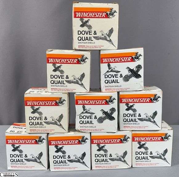 10 Boxes of 25 Winchester Dove & Quail Shotgun Shells image