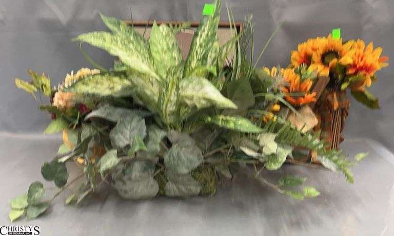 Artificial Floral Arrangements, Framed Print - 13" x 13" image