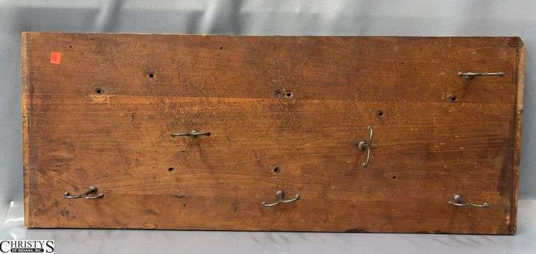 Coat Hooks Board Measures 34.5x14" image