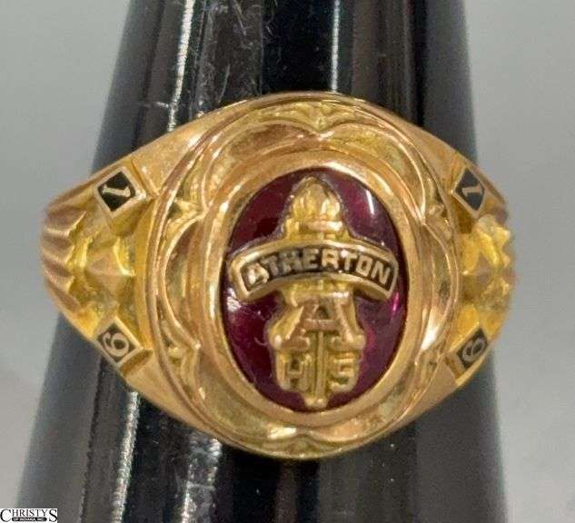 10K Gold 1961 Class Ring - Size 6 image