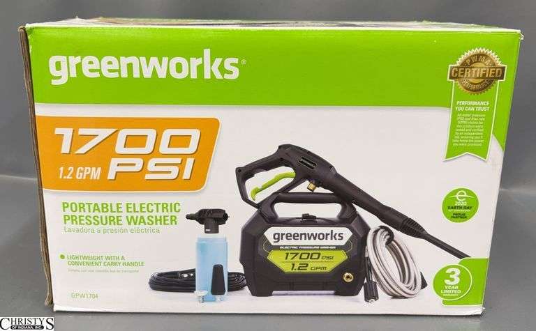 Greenworks Portable Electric Pressure Washer image