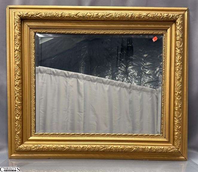 Gold Framed Mirror, 38.5x33" image