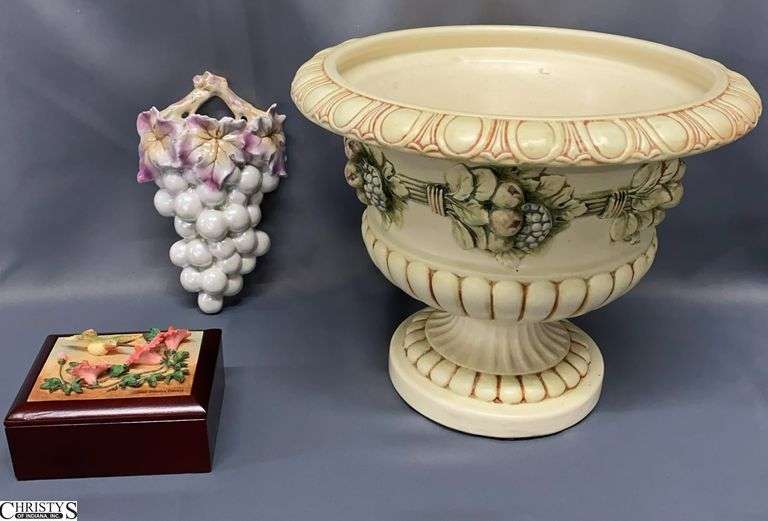 Decorative Planter, Wall Pocket, Trinket Box - 13" x 11" of planter image