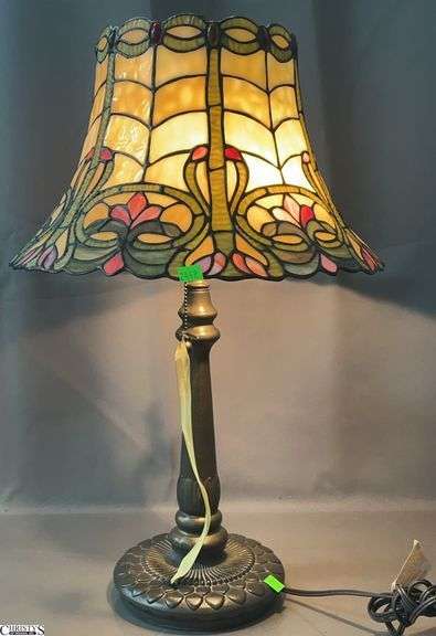 Stained Glass Table Lamp - 25" T image