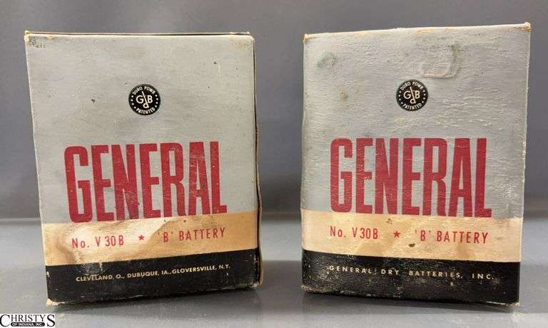 2 General Dry "B" Battery - 4" x 5" image