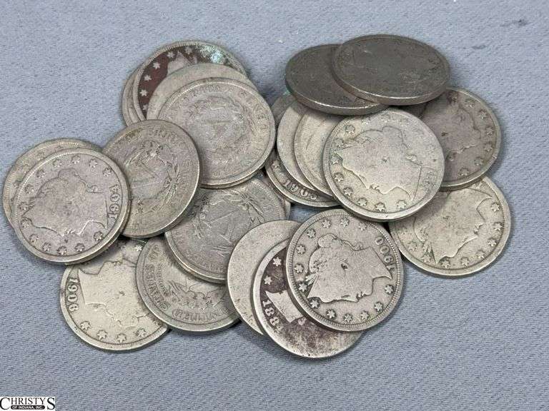 23 Liberty Head "V" Type Nickels image