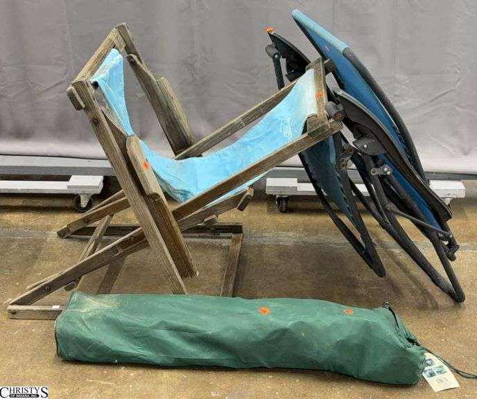 3pcs Camping Chair, Folding Lounger, Sling Chair image