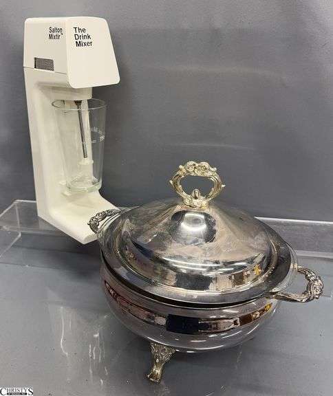 Leonard Silverplate Electric Casserole and Salton Mixter Drink Machine image