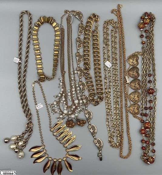 Costume Gold necklaces, With Stone and Other Accents image