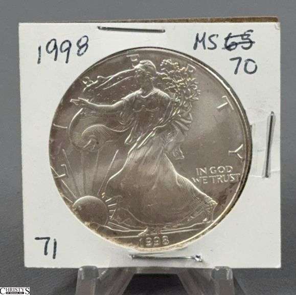 1998 American Silver Eagle Coin image