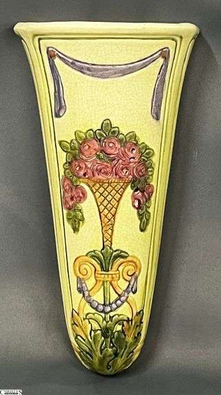 Weller Pottery Roma Wall Pocket - 5" x 10" image