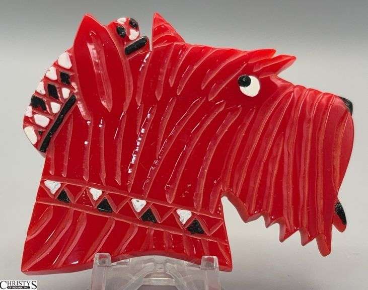 J.L. Foltz 08 Scottie Head 2.5" Tall 3.5" Wide image