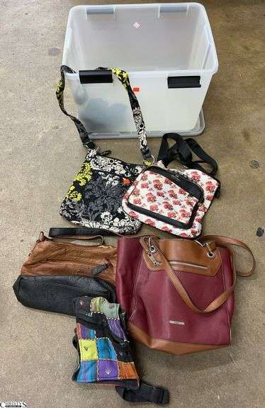 Quilted Bags Ladies Handbags In Storage Tote, Some Spots image