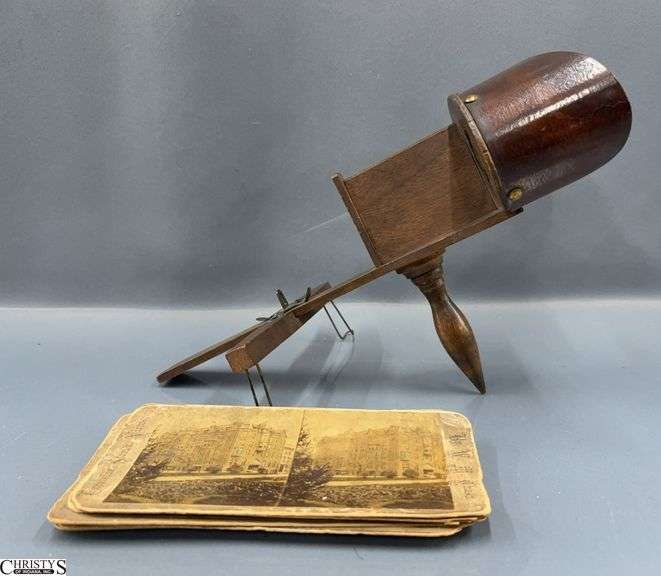 Stereoscope and Cards image