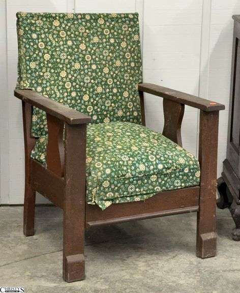 Repaired Arm Chair, Has Age and Showing Wear, 26x27x36" Tall to Back image
