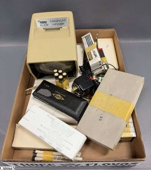 Focal Magnum Slide Viewer, Erasers, Mechanical Pens, Drawing Leads, Misc image