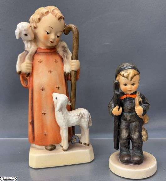 2 Hummel Figurines - 6" of tallest image