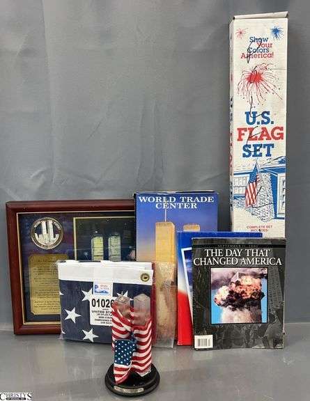 World Trade Center 9/11 Memorabilia - 15" x 14" of frame image