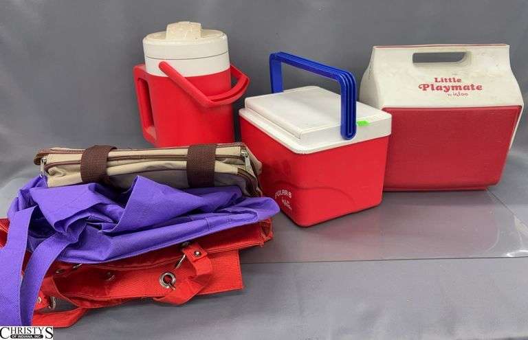 2 Small Coolers, Drink Cooler, Cooler Bags - 13" of tallest image