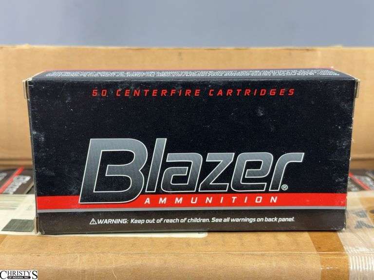20 Boxes of 50 Blazer 40 S&W 180 GR FMJ Centerfire Cartridges. image