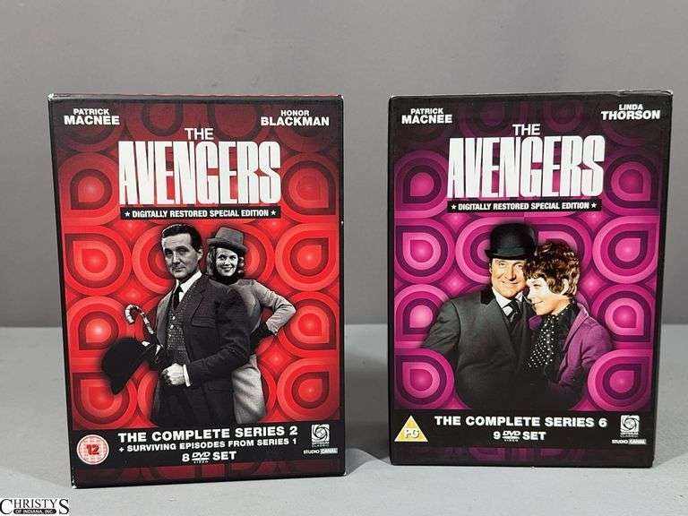 The Avengers The Complete Series 2 and Series 6 DVD Sets.  Digitally Restored Special Edition Sets image