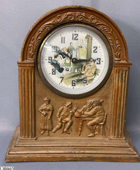 United Electric Clock Co. "Drinking Clock" - 8.5" x 9.5" image