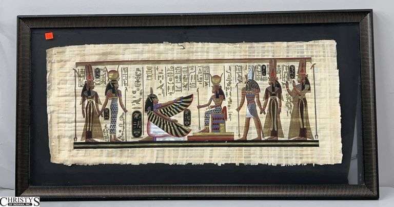 Large Egyptian Framed Wall Art 39x20.5" image
