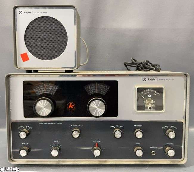 K Knight R-100A Reveiver and S-8A Speaker image