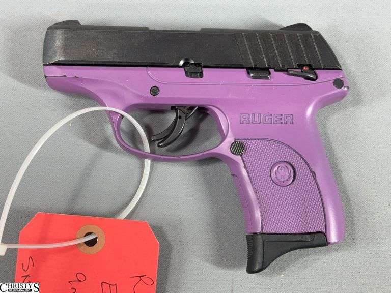 Ruger EC9s Pistol cal. 9mm Luger SN: 461-28162.  Purple and Black in Color image